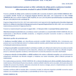 COMUNICAT DE PRESĂ Administrație